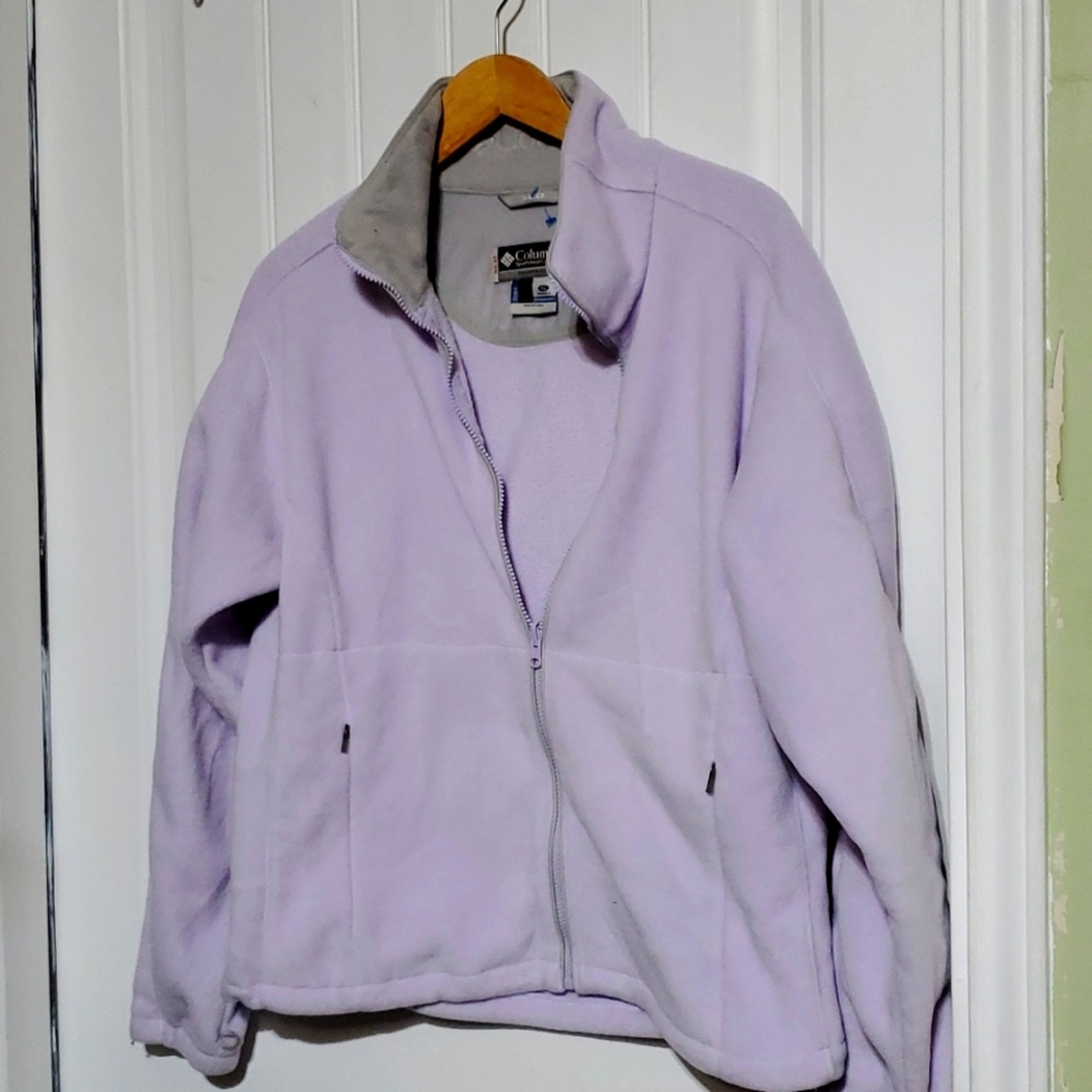 Women’s Columbia Benton Springs Fleece Jacket in purple Size Extra Large